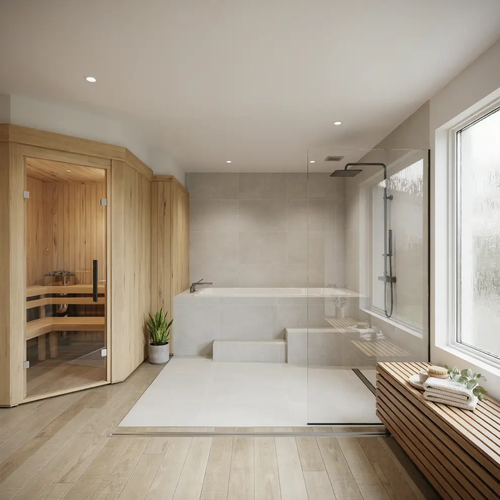 bygga relaxavdelning spa anlaggning strangnas